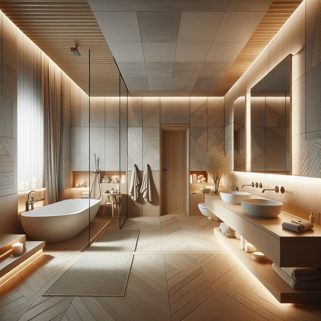 Ванная комната в стиле эко-дизайн