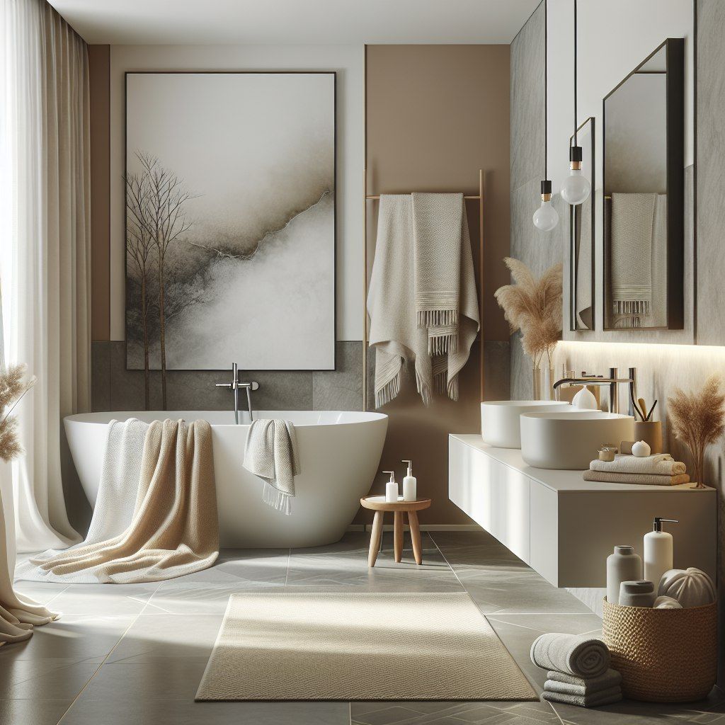 Модная ванная: минимализм или скандинавский стиль
