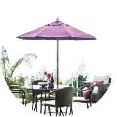 фиолетовый зонтик