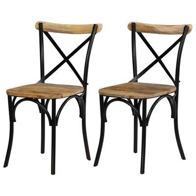 черный стул с деревянными сидушками