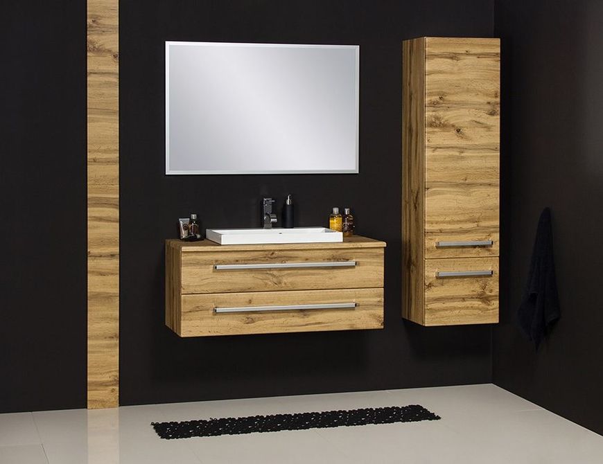 ванная комната деревянная мебель
