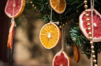 Сушеные апельсины на елку