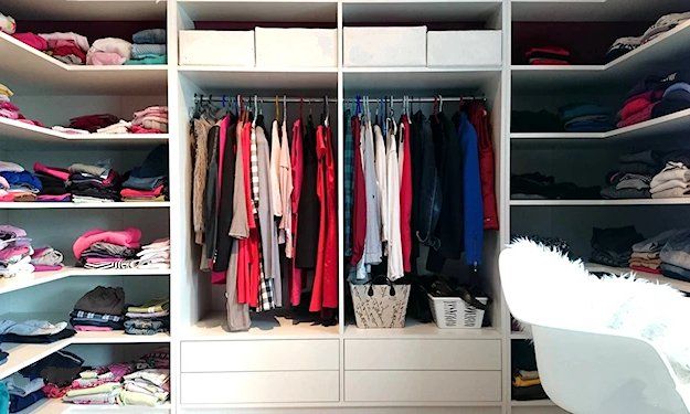 Организация гардероба, штанги и вешалки