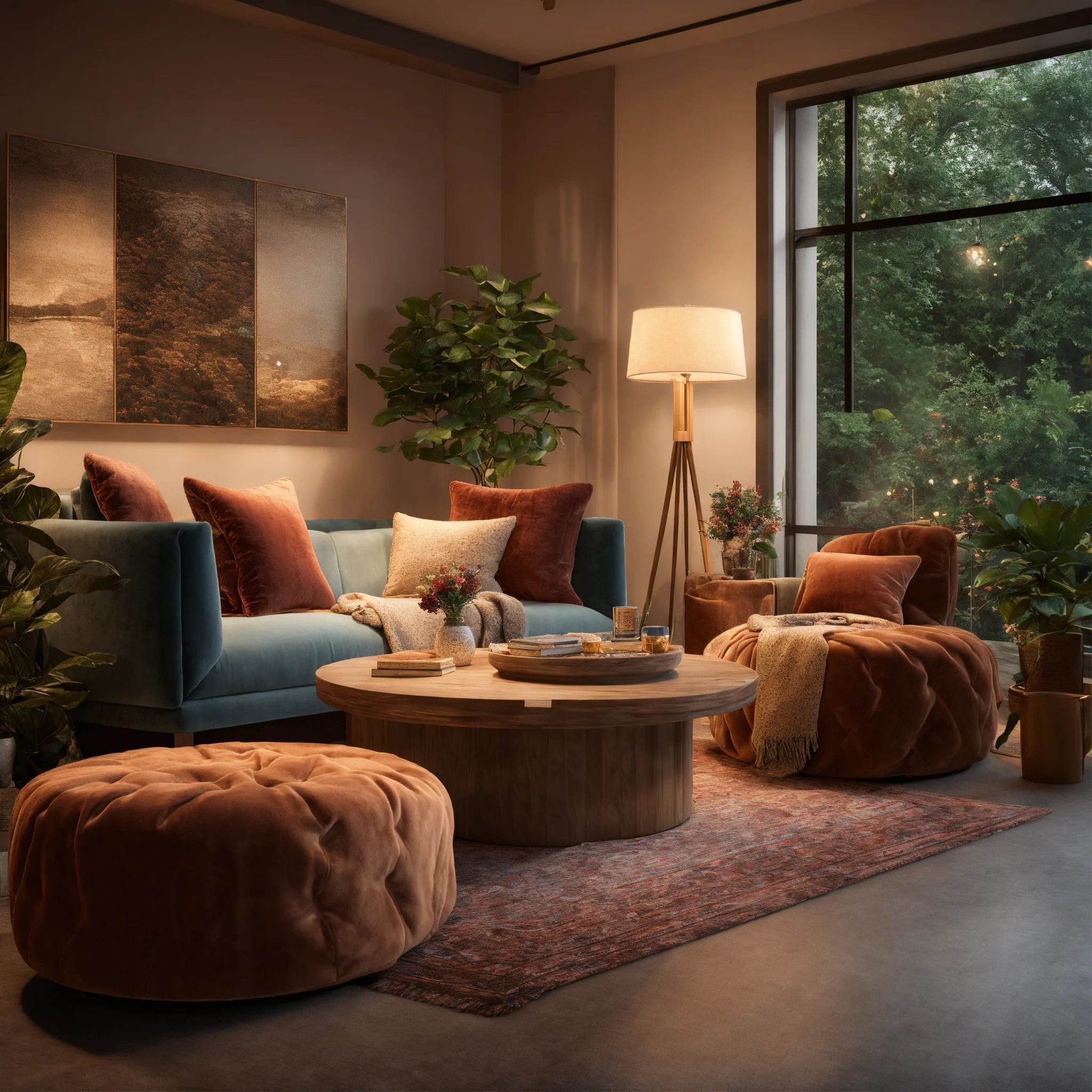 a cozy seating area is something to help you relax 2