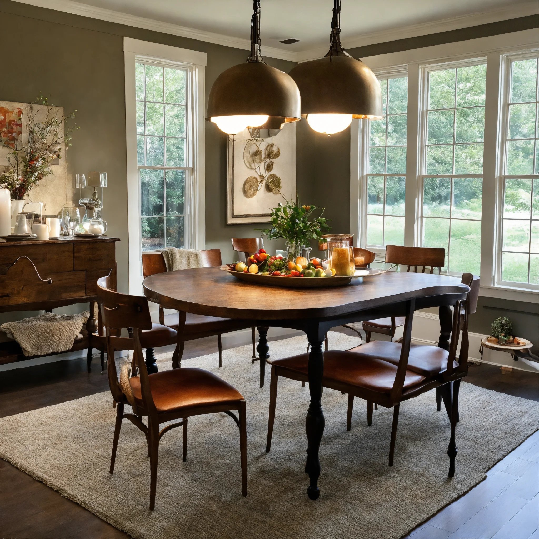 create a cozy and pleasant dining area where you c 1
