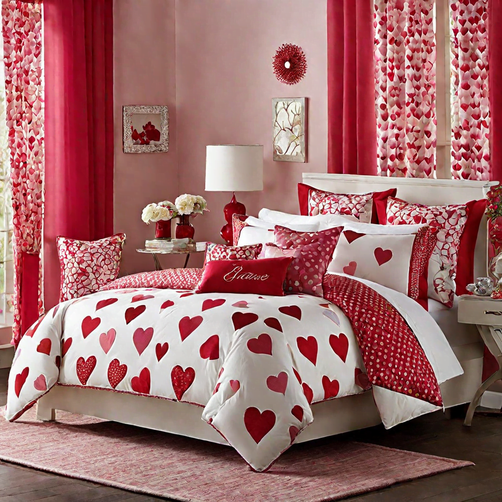 day valentines day choose cushions bedspreads or curtains with romantic patterns such as hearts or (5)