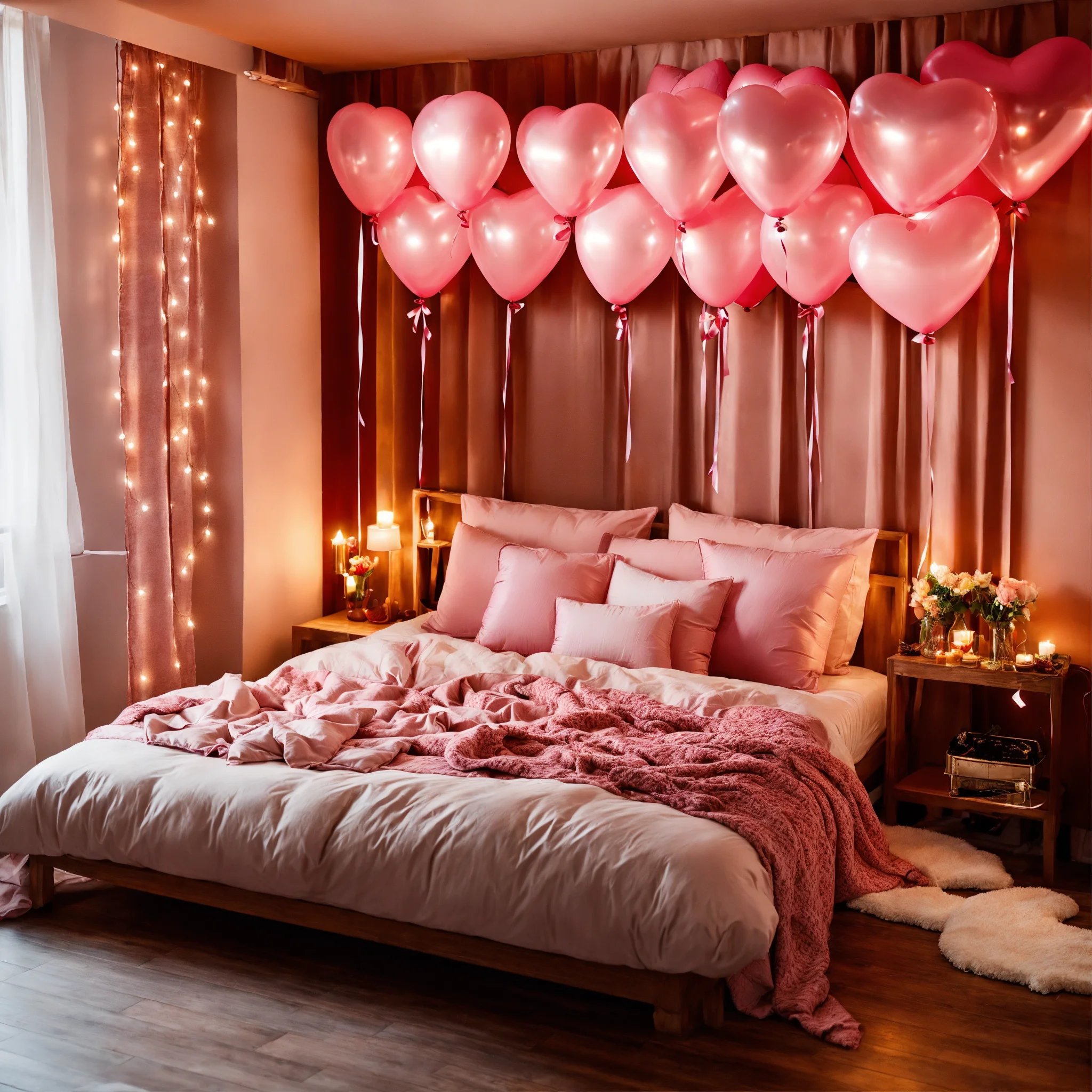 interior decorating for valentines day use candle 2