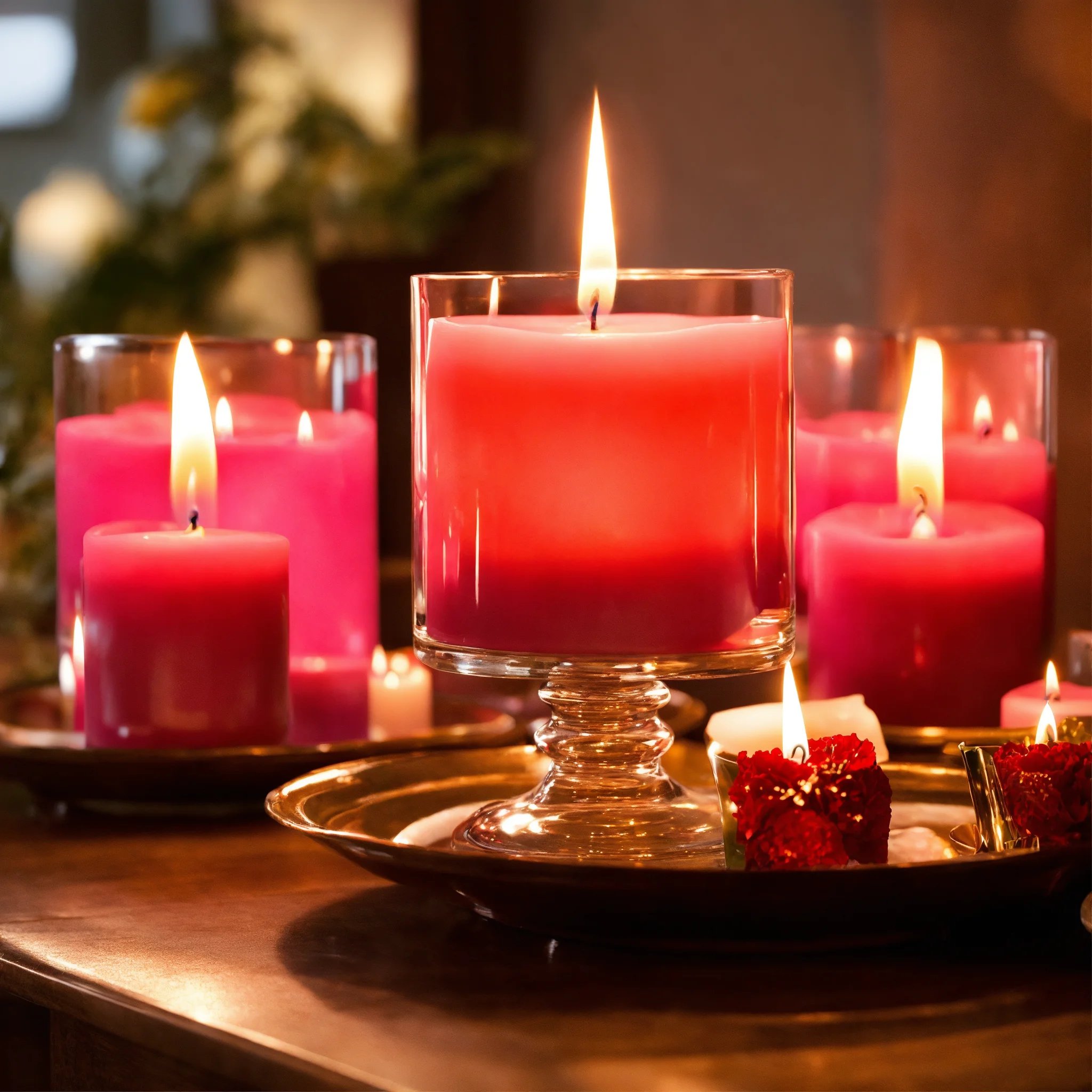 interior decorating for valentines day use candle 5