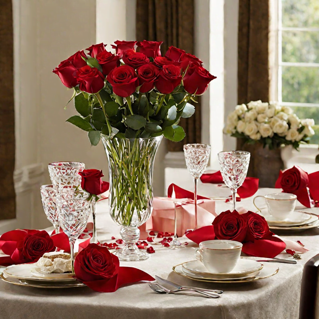 the traditional approach to interior decorating for valentines day is based on romantic and classic (1)