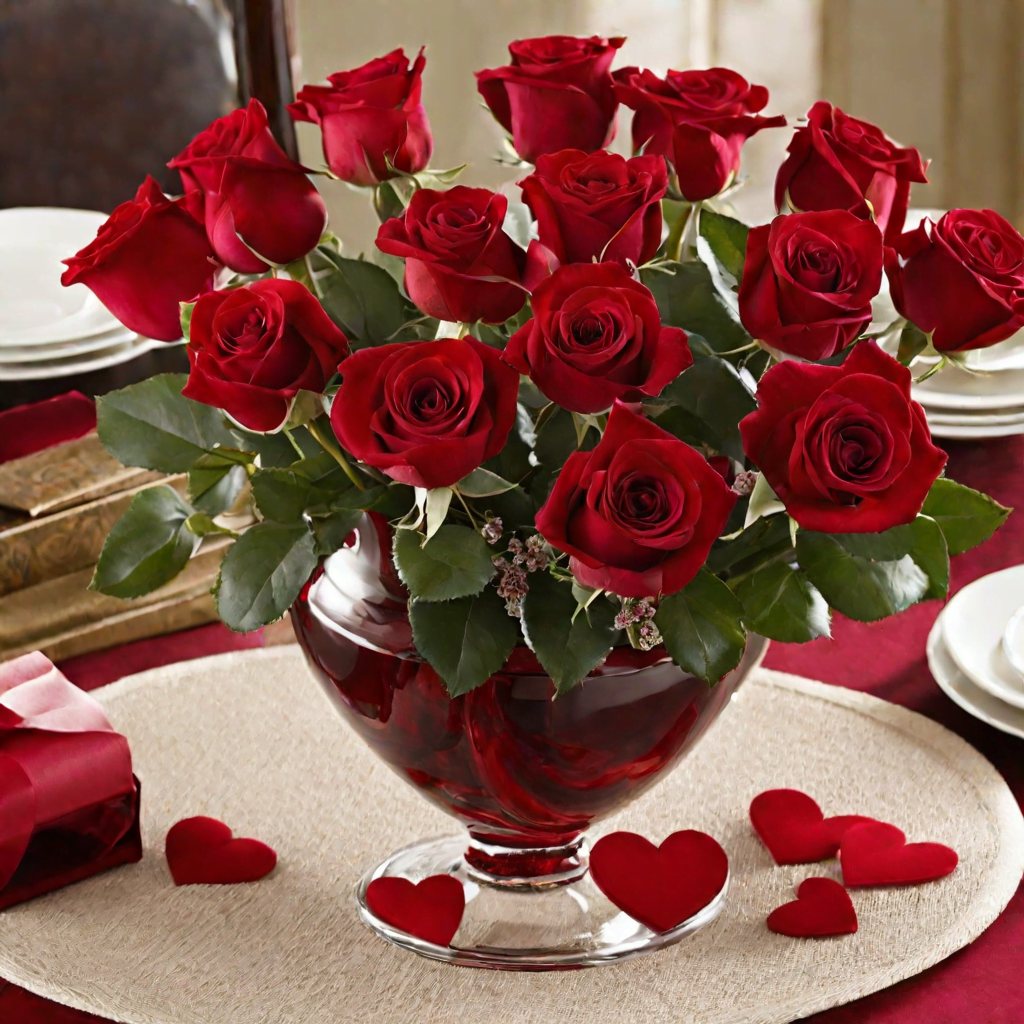 the traditional approach to interior decorating for valentines day is based on romantic and classic (4)