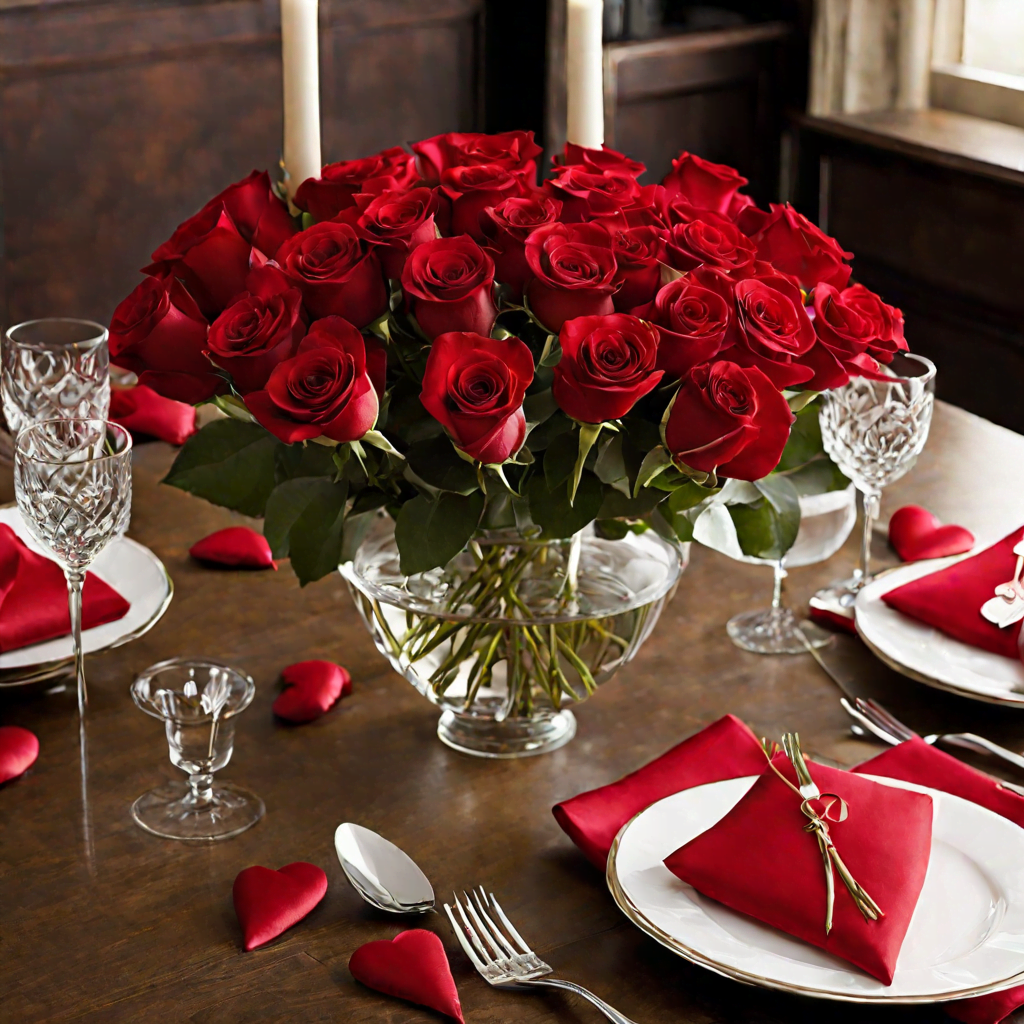the traditional approach to interior decorating for valentines day is based on romantic and classic (5)