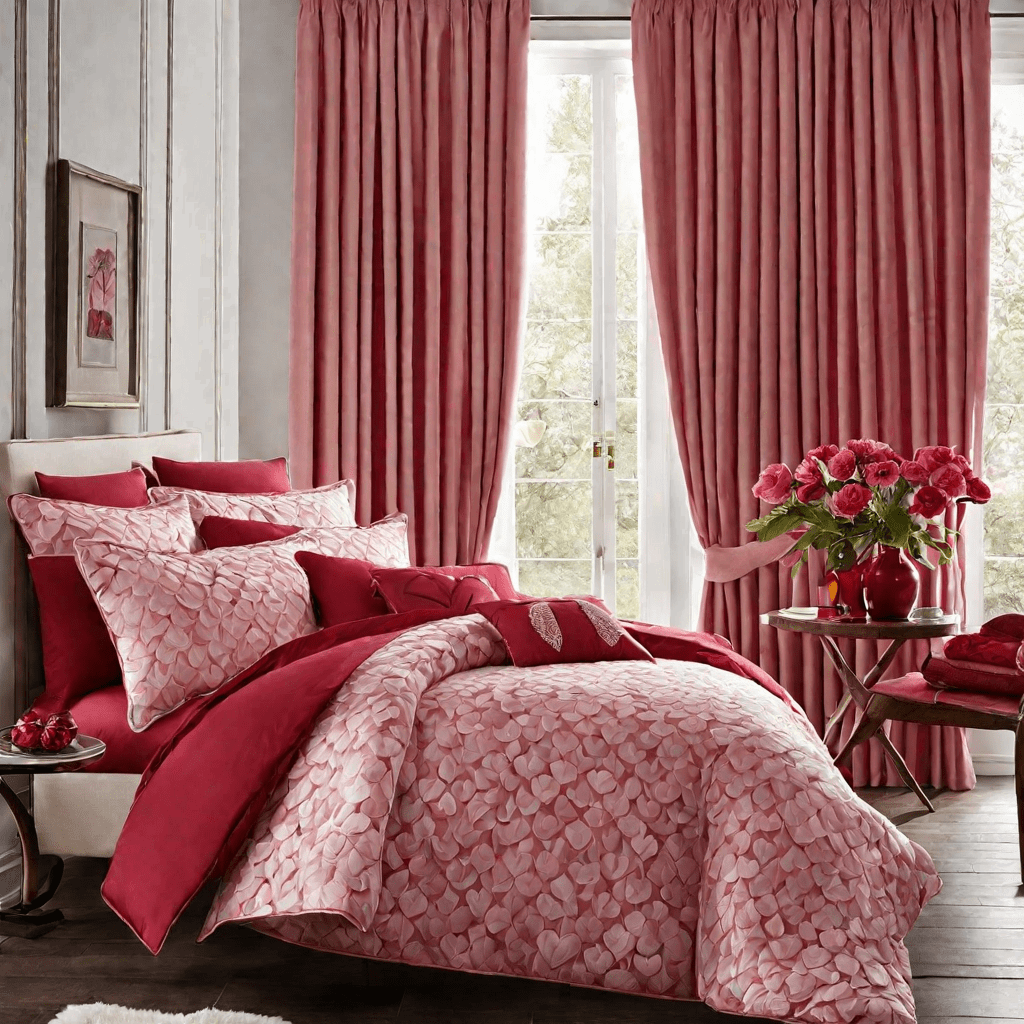 valentines day choose cushions bedspreads or curtains with romantic patterns such as hearts or flo (2)