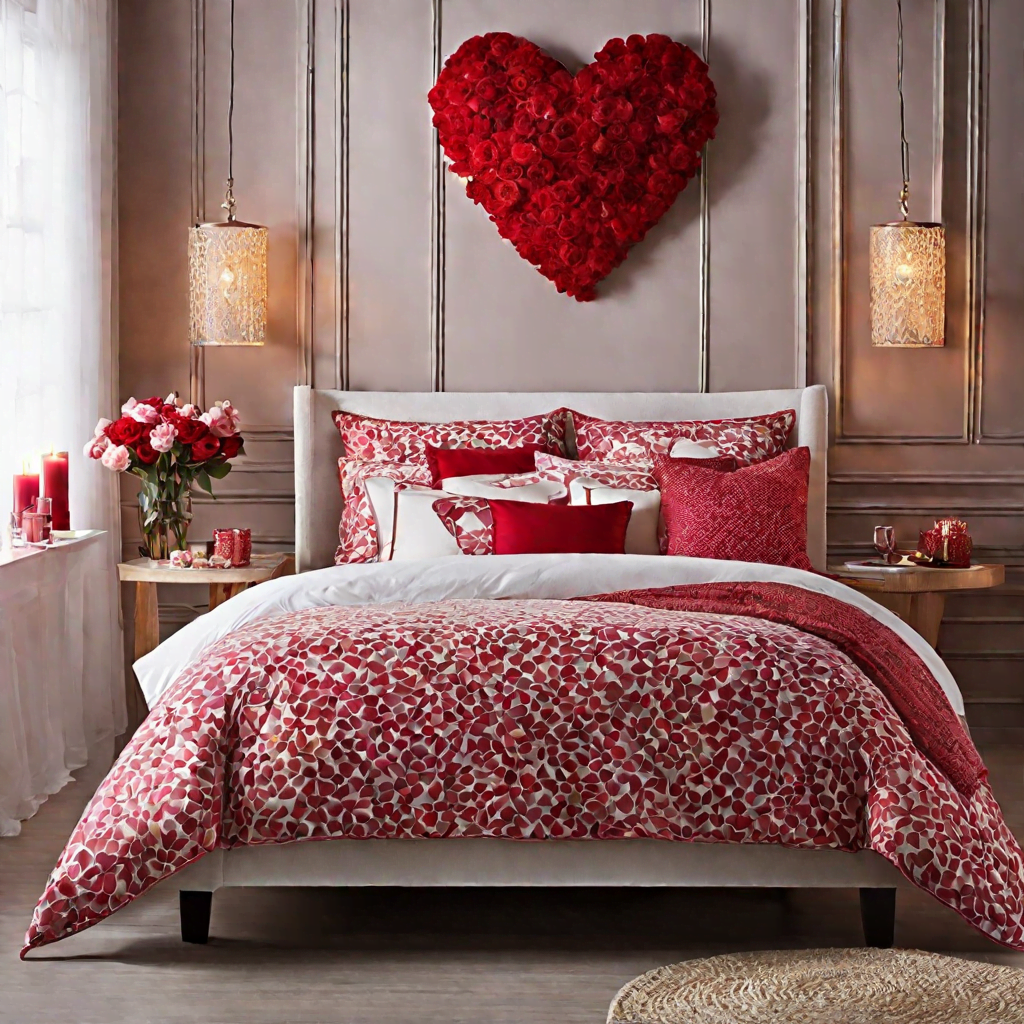 valentines day decorate your bedroom with romantic elements such as soft pillows delicate bedsprea (2)