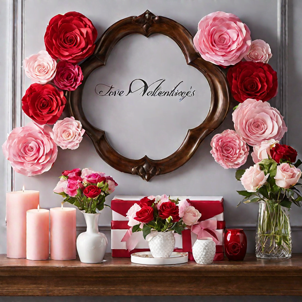 valentines day use frames or decorative boards to place love messages or love quotes on the walls o (1)