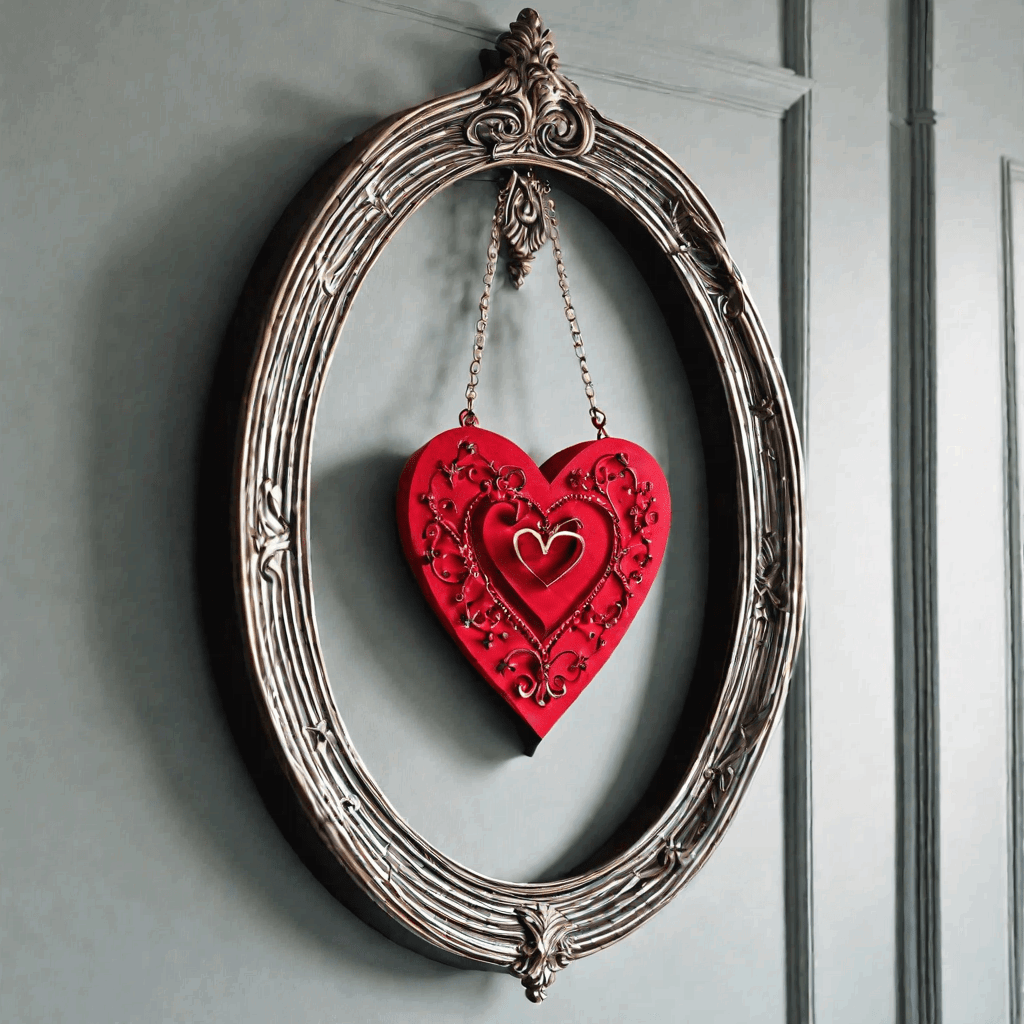 valentines day use frames or decorative boards to place love messages or love quotes on the walls o (4)