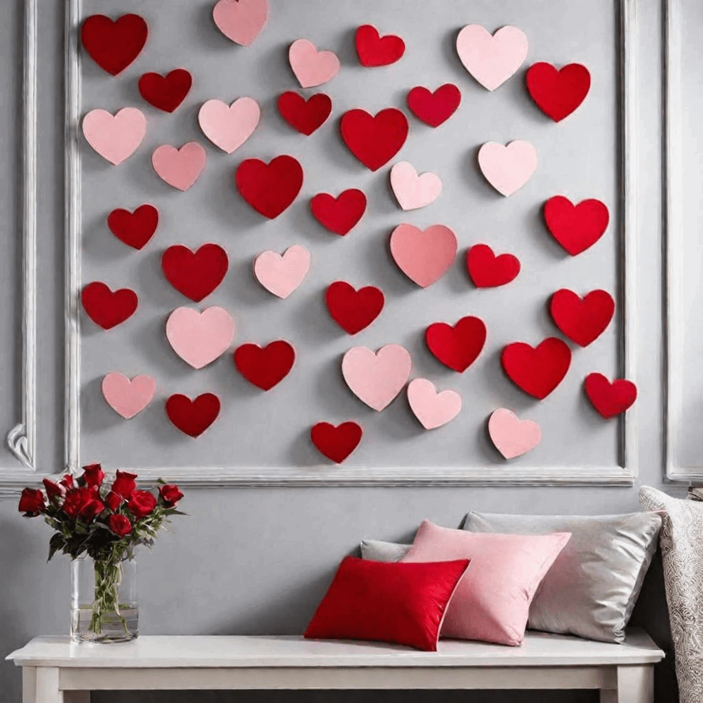 valentines day use frames or decorative boards to place love messages or love quotes on the walls o